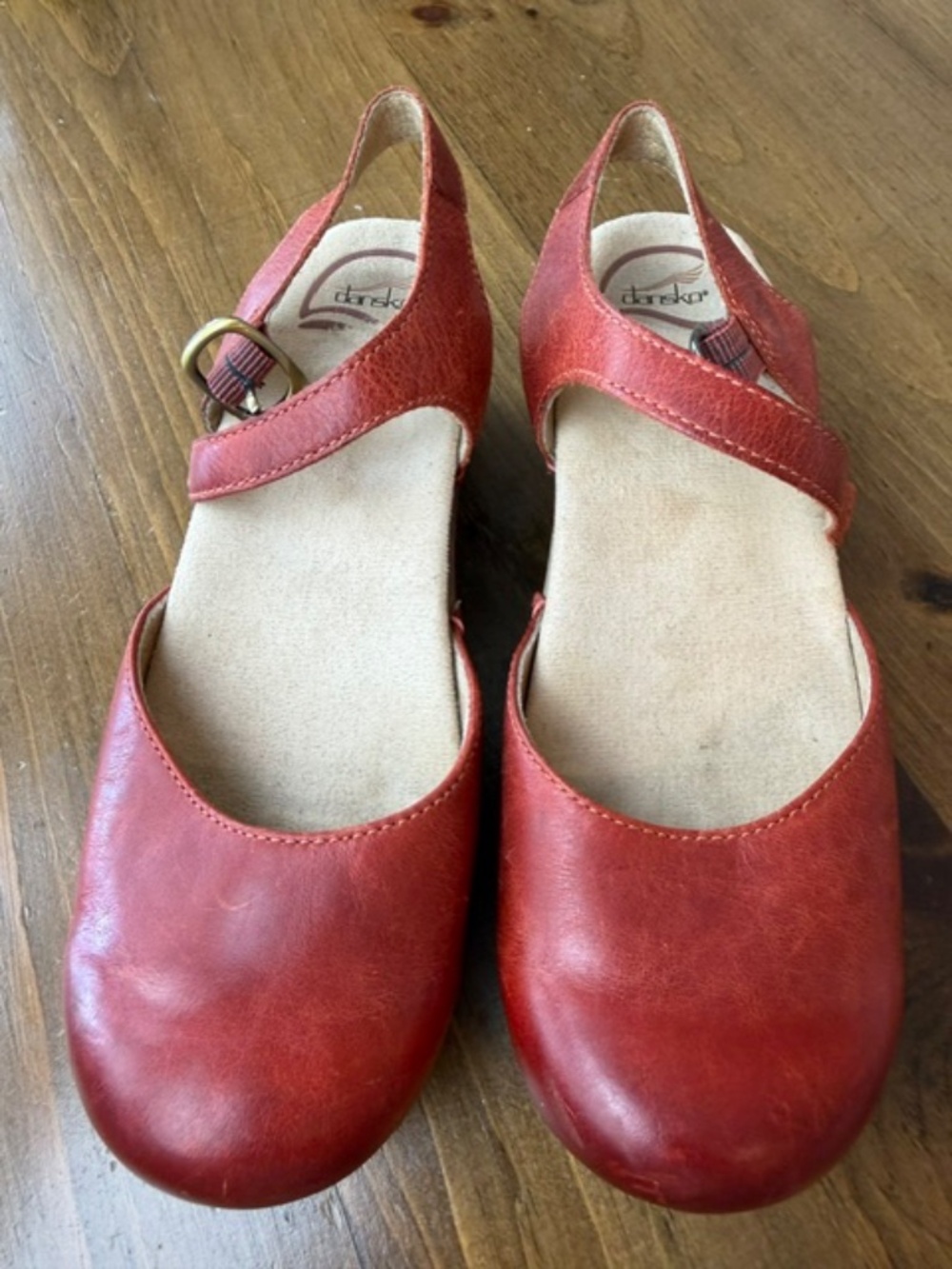 Dansko "Sam" Leather Sandals Mary Jane Style Women's EU size 36 --US 5.5 - 6 - Picture 5 of 11